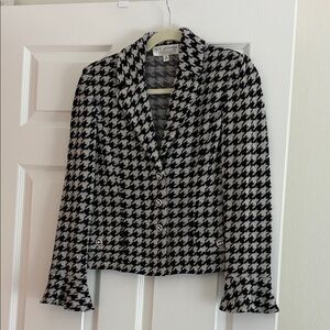 St. John Houndstooth Blazer